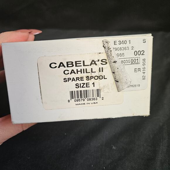 Cabela's Cahill 2 Spare Spool Fishing Reel Size 1 Fly Fishing Sporting Goods - Picture 3 of 5